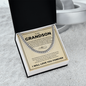 Cuban Link Chain - To My Grandon "Have Kindness In Your Heart"