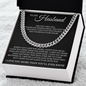 Cuban Link Chain - To My Husband "I Found My Missing Piece"
