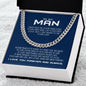 To my Man, Cuban Link Chain