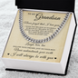Cuban Link Chain - To My Grandson "Never Forget That I Love You"