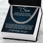 Cuban Link Chain - To My Son "I Will Always Love You"