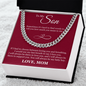 Cuban Link Chain - To My Son "I Love You"