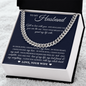 Cuban Link Chain - To My Husband "Love of My Life"