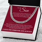 Cuban Link Chain - To My Son