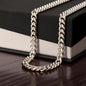 Cuban Link Chain - To My Husband "I Choose You"