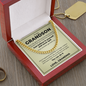 Cuban Link Chain - To My Grandson "You Can Do It"