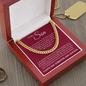 Cuban Link Chain - To My Son "Grateful Beyond Words"