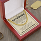 Cuban Link Chain - To My Grandon "Have Kindness In Your Heart"