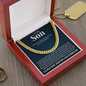 Cuban Link Chain - To My Son "I Love You Always and Forever"