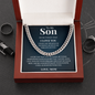 Cuban Link Chain - To My Son "I Believe In You"