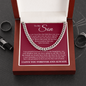 Cuban Link Chain - To My Son "Grateful Beyond Words"