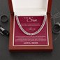 Cuban Link Chain - To My Son "I Love You"