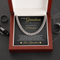 Cuban Link Chain - To My Grandson "I Love You"