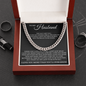 Cuban Link Chain - To My Husband "I Found My Missing Piece"