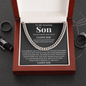 Cuban Link Chain - To My Amazing Son