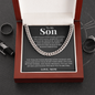 Cuban Link Chain - To My Son "Follow Your Dreams"