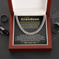 Cuban Link Chain - To My Grandson "We Love You For All That You Are"