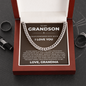 Cuban Link Chain - To My Grandson "Always Remember I Love You"