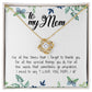 To My Mom, Love Knot Necklace
