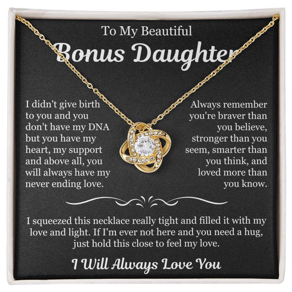 To My Beautiful Bonus Daughter