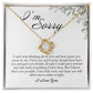 I'm Sorry Gift, Love Knot Necklace