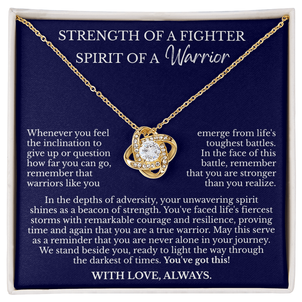 Love Knot Necklace - Spirit Of A Warrior