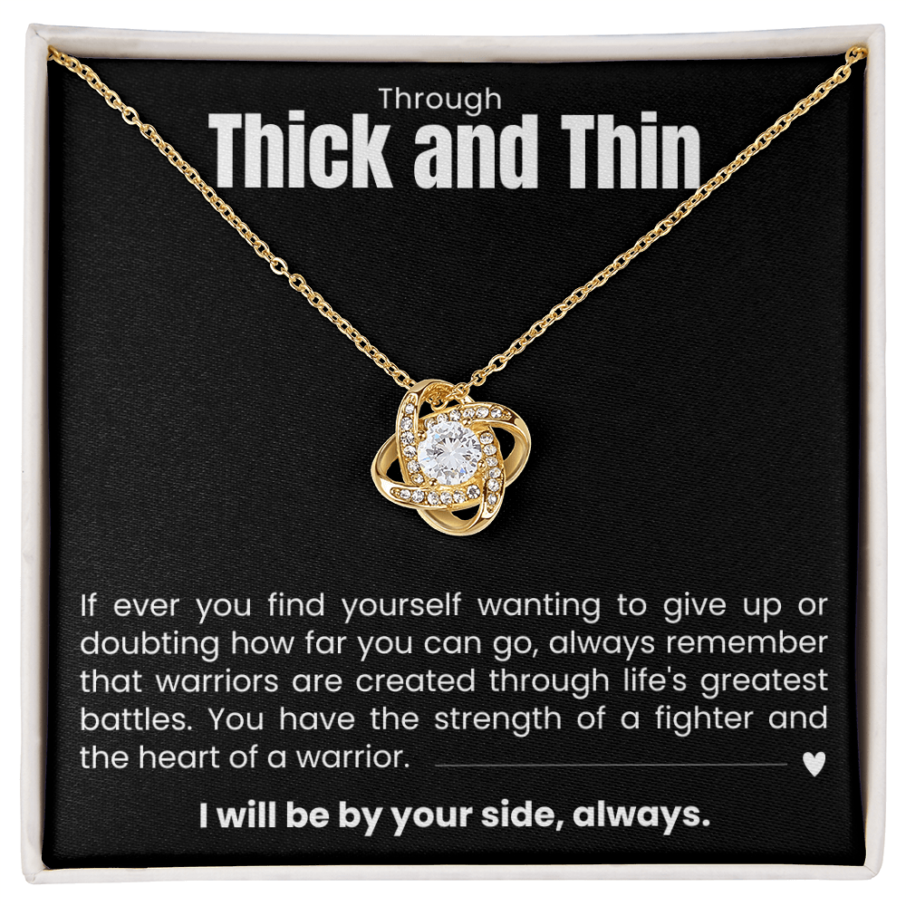 Love Knot Necklace - Through Thick and Thin