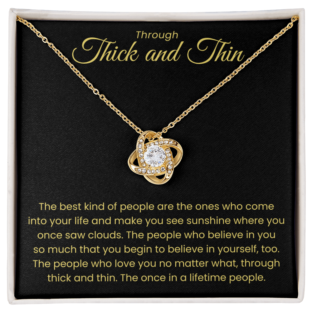 Love Knot Necklace - Through Thick and Thin
