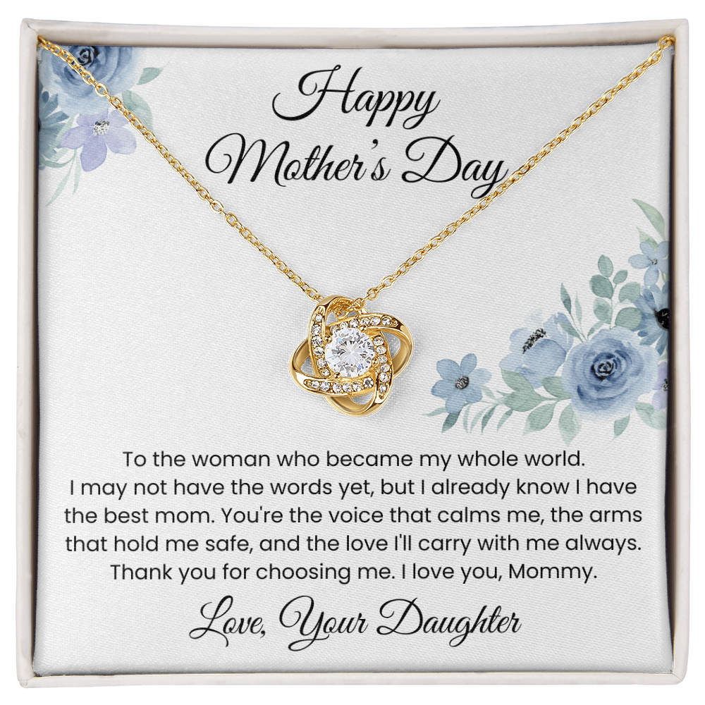 Love Knot Necklace - Happy Mother's Day