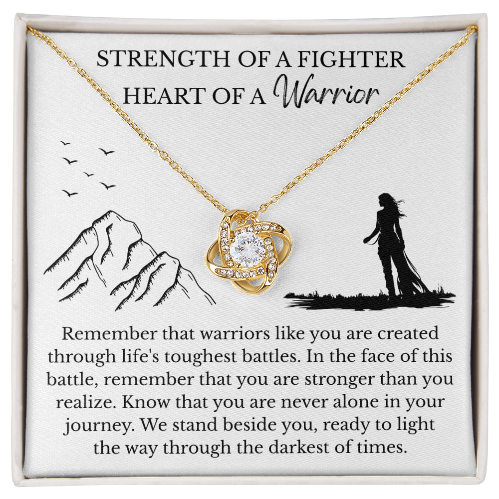 Love Knot Necklace - Heart Of A Warrior