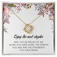 Enjoy The Next Chapter, Love Knot Necklace