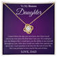 Love Knot Necklace - To My Bonus "Special You Are To Me"