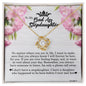 To My Badass Stepdaughter, Love Knot Necklace