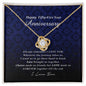 Love Knot Necklace, Happy 55 Year Anniversary