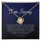 I'm Sorry Gift, Love Knot Necklace