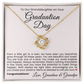 Love Knot Necklace - To Our Granddaughter on Your Graduation Day