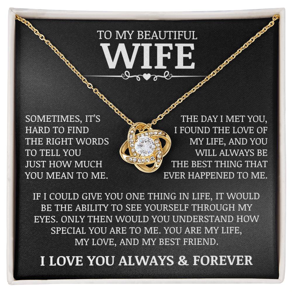 To My Beautiful Wife "I Found The Love of My Life"