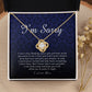 I'm Sorry Gift, Love Knot Necklace