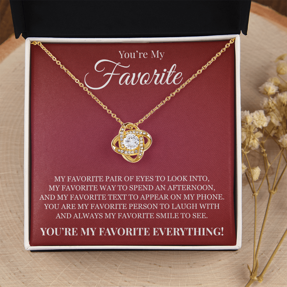 Love knot Necklace - To My Favorite Women