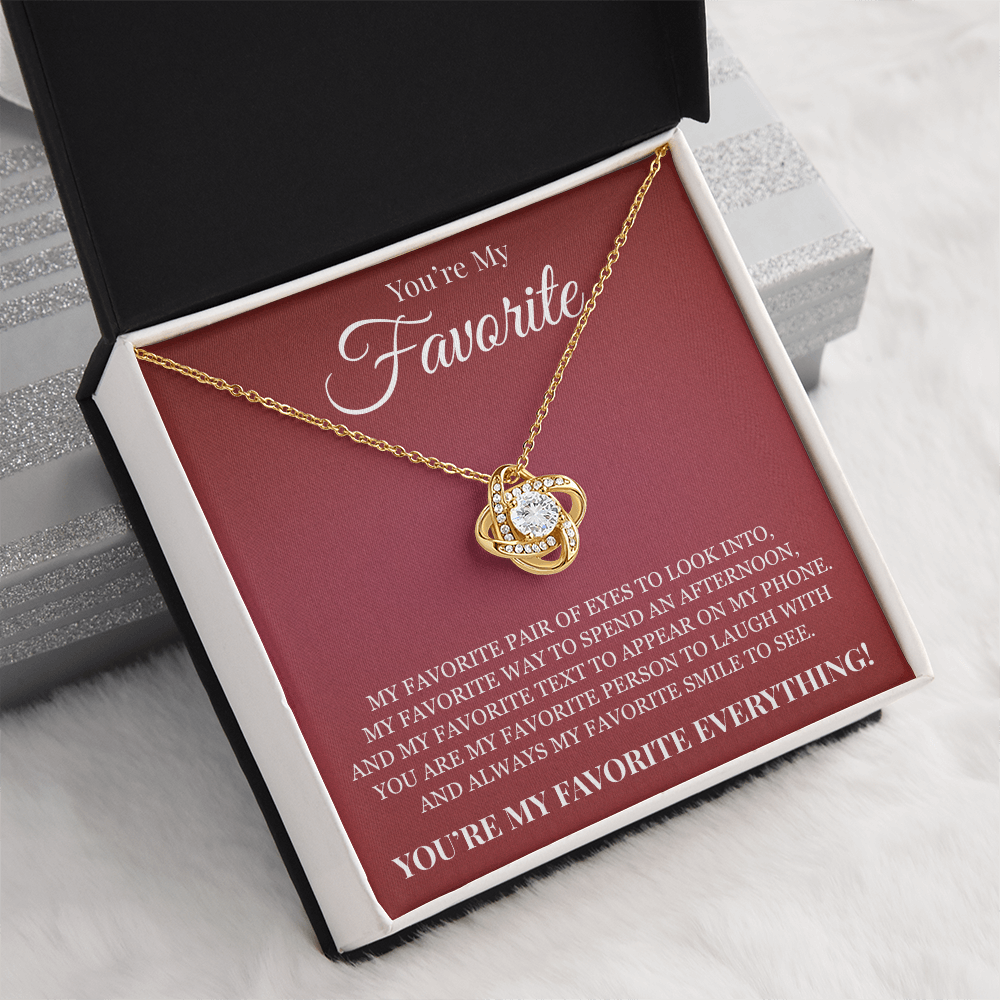 Love knot Necklace - To My Favorite Women