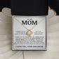 To My Mom "I've Loved You My Whole Life" Love Knot Necklace