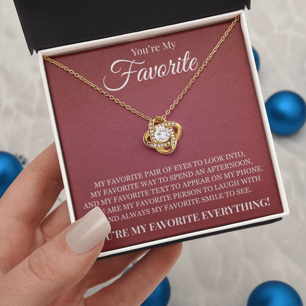 Love knot Necklace - To My Favorite Women