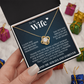 Love Knot Necklace - To My Wife "Thank You for Being A Great Woman"