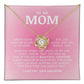 To My Mom "I've Loved You My Whole Life" Love Knot Necklace