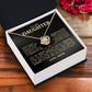 To My Daughter "Believe In Yourself" Love Knot Necklace