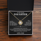 To My Dear Daughter - Love Knot Necklace