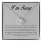 I Am Sorry, Love Knot Necklace