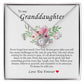 To My Granddaughter, Love Knot Necklace