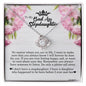 To My Badass Stepdaughter, Love Knot Necklace