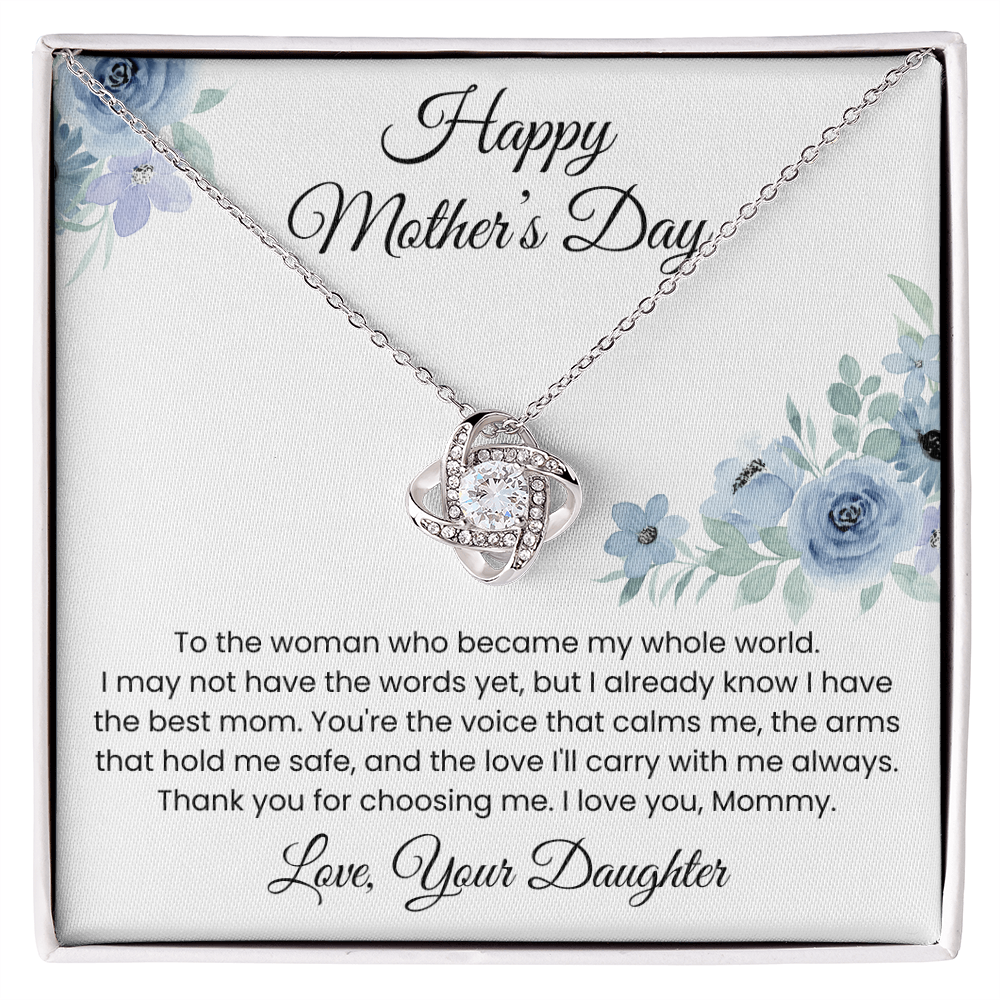 Love Knot Necklace - Happy Mother's Day